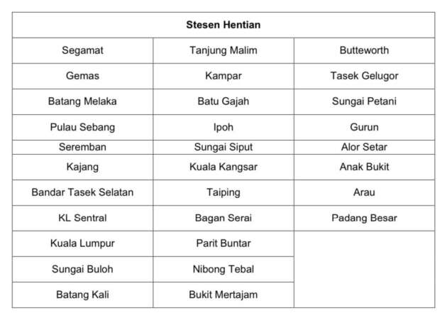 KTM ETS trains extended to Segamat, starts March 15