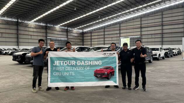 Jetour Dashing SUV – first shipment of CBU units arrives in Malaysia; CKD local assembly from late-May