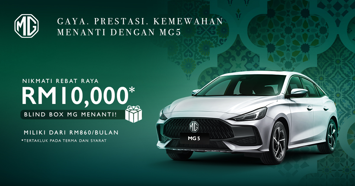 MG Raya Lebih Gaya – RM10k off MG5, multiple-month free instalments for MG ZS EV, MG4 Lux and MG4 Std