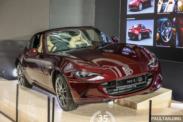 Mazda MX-5 2025 35th Anniversay Edition rasmi di M’sia — RF 2.0L 184 PS/205 Nm Artisan Red, RM316k