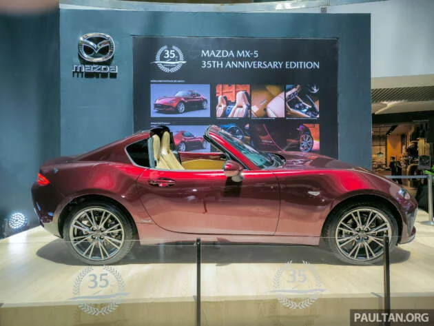 2025 Mazda MX-5 35th Anniversary Edition launched in Malaysia – RF 2.0L AT, Artisan Red, numbered, RM316k