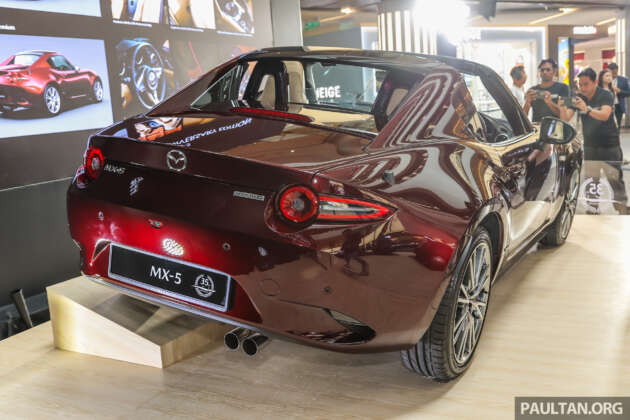 Mazda MX-5 2025 35th Anniversay Edition rasmi di M’sia — RF 2.0L 184 PS/205 Nm Artisan Red, RM316k