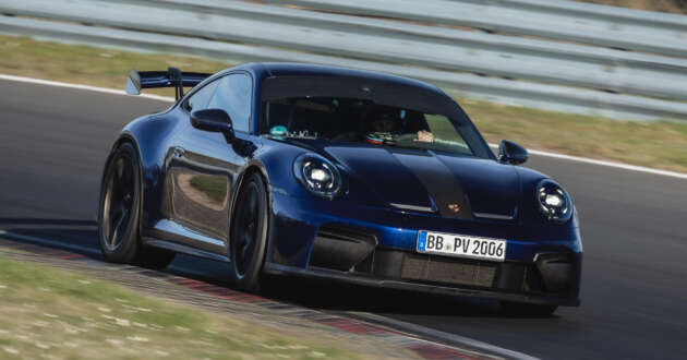 2025 Porsche 911 GT3 with manual gearbox, Weissach package sets new Nurburgring record – 6:56.294 min