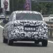 2025 Proton Saga MC3 seen at night – rear taillights with S70-like LED signature; LED projector headlamps