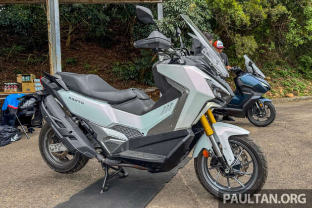 2025 SYM ADXTG 400 scooter in Malaysia this May