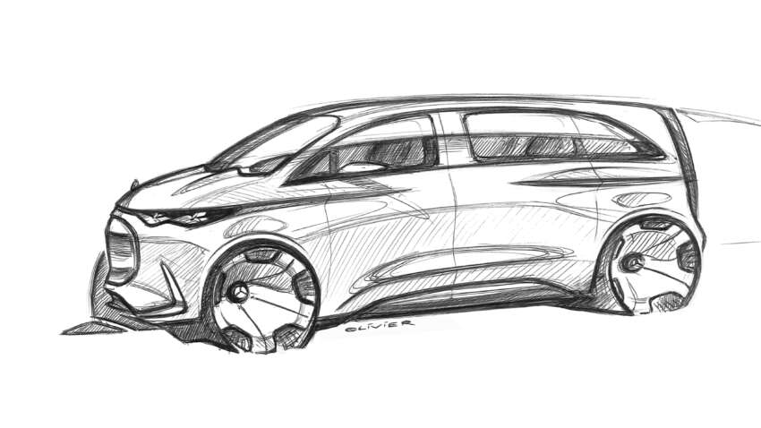 Mercedes-Benz Vision V concept revealed at Shanghai 2025, previews upcoming VLE and VLS luxury EV vans 1904969