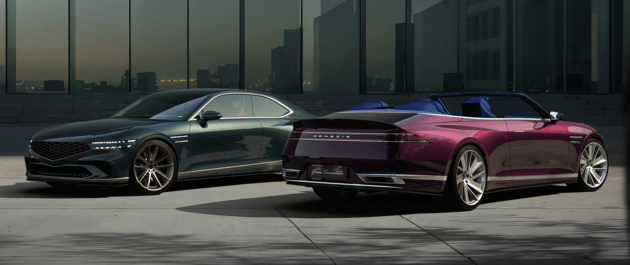 Genesis X Gran Coupé, Convertible Concepts revealed – 2-door show cars based on G90 luxury sedan