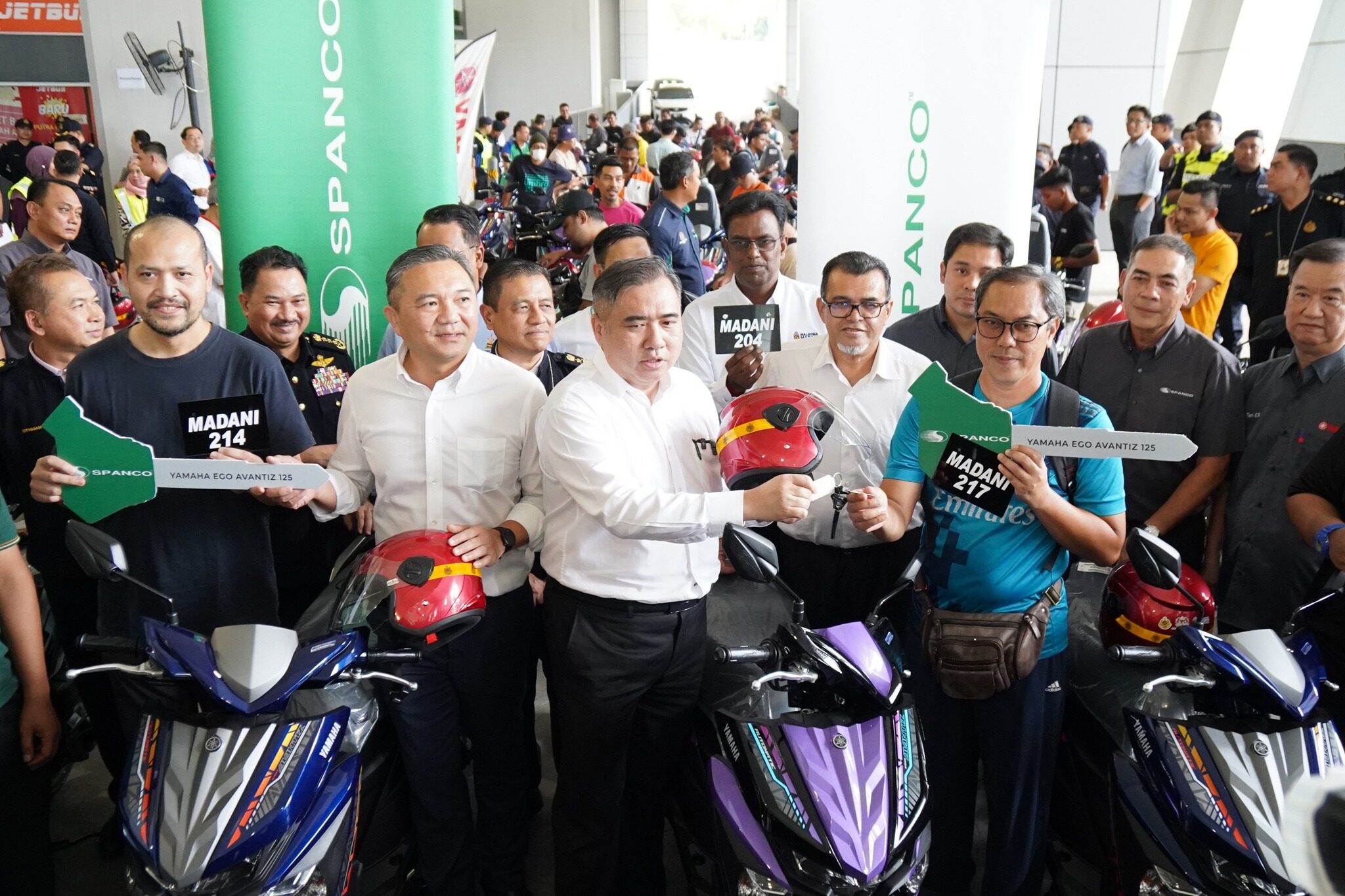 Spanco sponsors 55 bikes for Putra Heights victims
