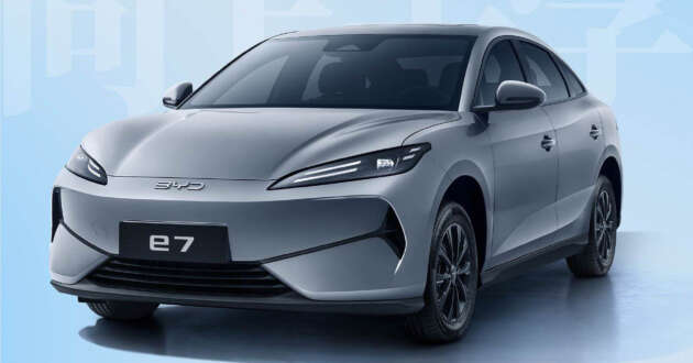 BYD e7 launched in China – budget-friendly EV sedan aimed at taxi services, up to 520 km CLTC, from RM62k