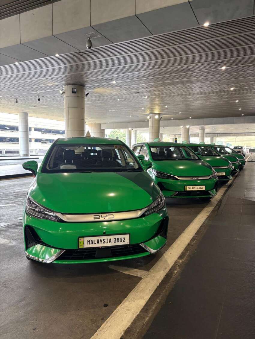 Grab Malaysia launches EV ride-hailing service from KLIA – 10 BYD M6 MPVs form the new electric fleet 1931197