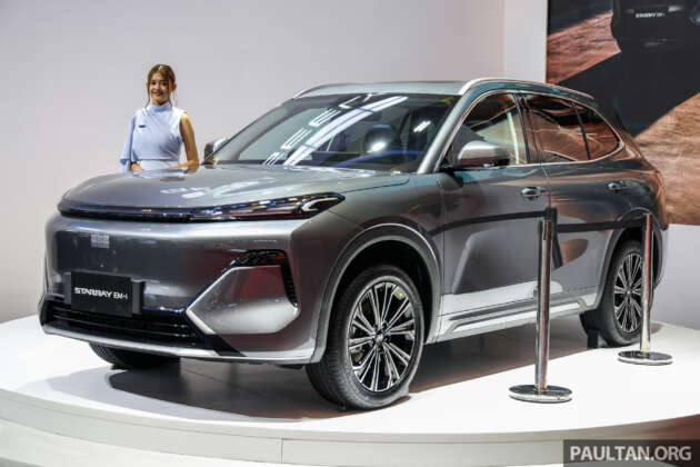 Proton eMas 7 PHEV teaser — “dual-powered EV” dalam livestream 1,000 km dari Penang-JB-Shah Alam