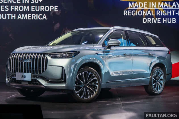 Jaecoo J8 dilancarkan di Malaysia — dua varian, enjin 2.0L 249 PS/345 Nm, lima atau enam seat; dari RM179k