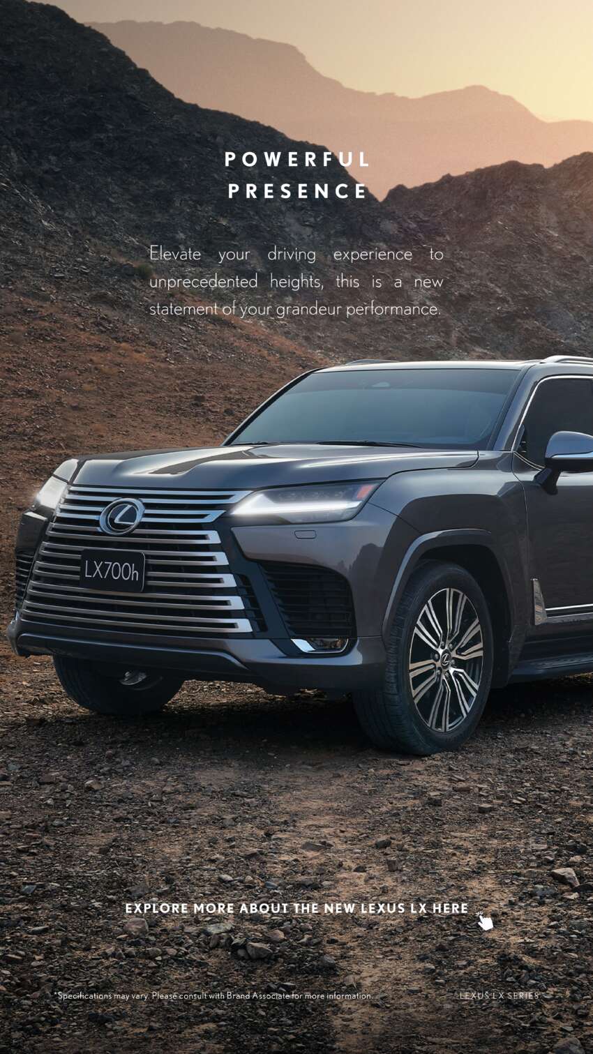 Lexus LX 700h launched in Indonesia – 3.5T V6 luxury hybrid SUV with 464 PS; 4 or 7 seats; from RM875k 1949389