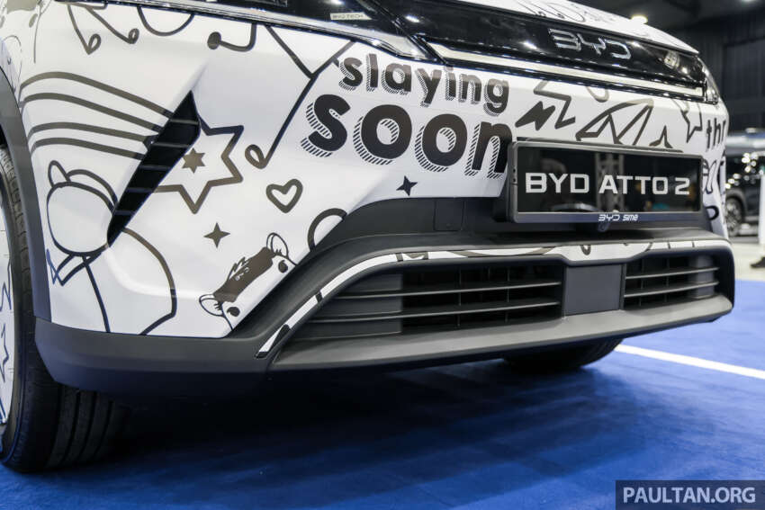 BYD Atto 2 EV previewed at PACE 2025 – compact SUV with 350 km range; X50/HR-V size; launch on July 24 1943330