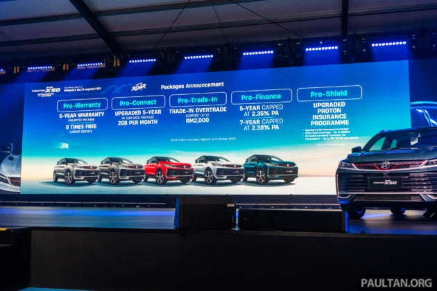 2025 Proton X50 facelift launched – major redesign, 181 PS 1.5L turbo 4-cyl, RM4k rebate, from RM86k