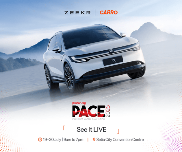 Zeekr 7X EV crossover on show, promo at PACE 2025