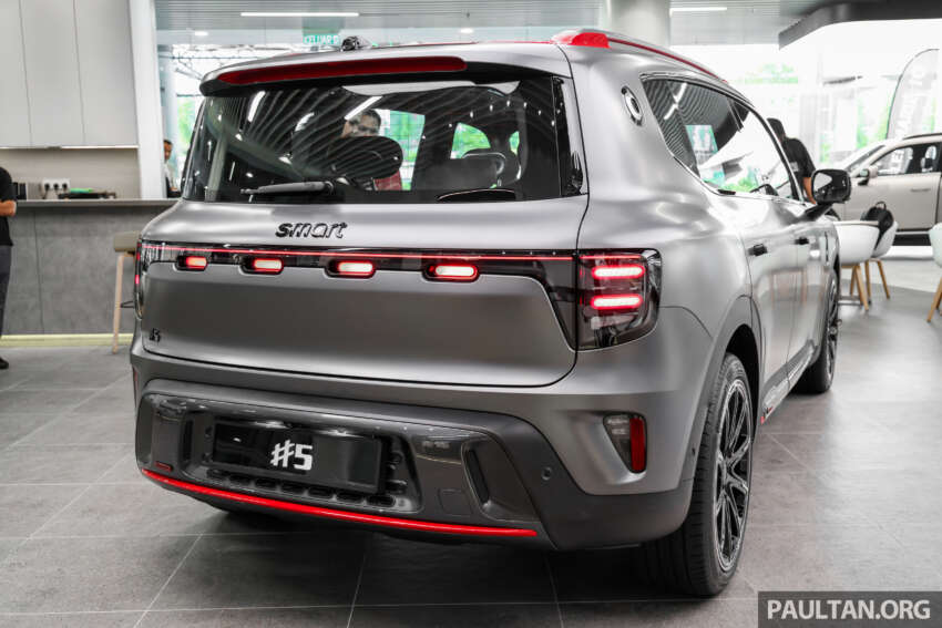 smart #5 previewed in Malaysia – up to 646 PS, 590 km WLTP range, 800V, 400 kW charging, 10-80% in 15 min 1960700