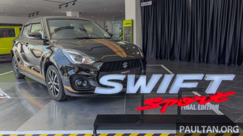 Suzuki Swift Sport Final Edition launched in Malaysia – cosmetic upgrades, 10-inch head unit; from RM138k 1958997