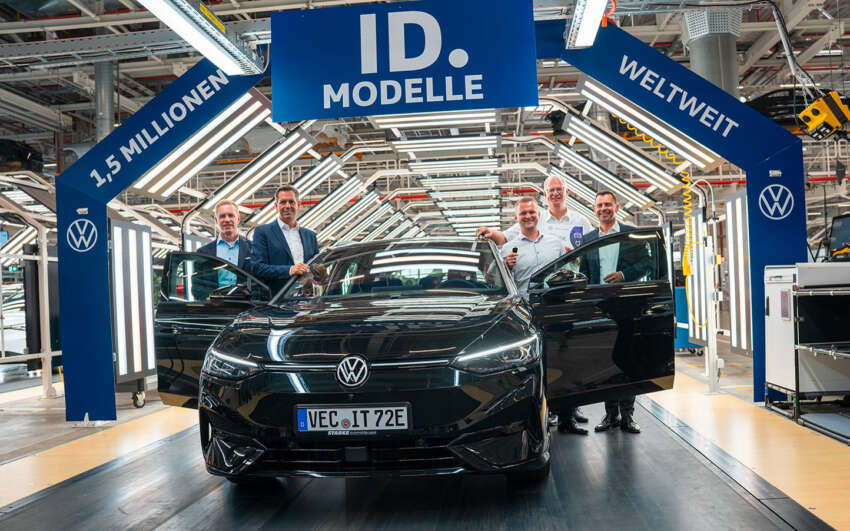 Volkswagen delivers its 1.5 millionth ID. EV in less than five years since the first ID.3 rolled off the line 1956976