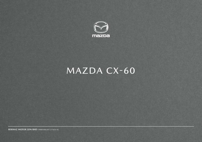 Mazda CX-60 launched in Malaysia – 2.5L Skyactiv-G petrol, 8AT, RWD, Bose speakers, CBU Japan, RM200k 1963372