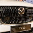 Mazda CX-60 launched in Malaysia – 2.5L Skyactiv-G petrol, 8AT, RWD, Bose speakers, CBU Japan, RM200k