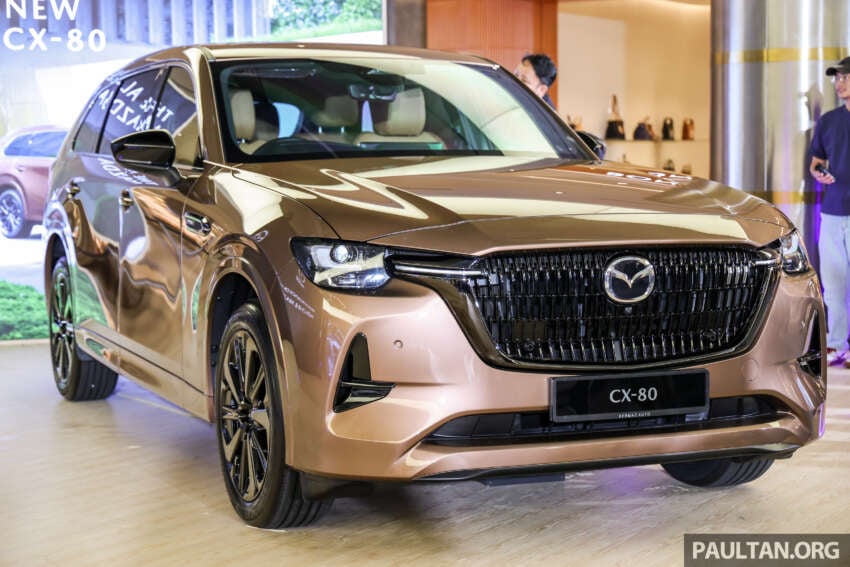 Mazda CX-80 launched in Malaysia – 328 PS/500 Nm 2.5L PHEV six-seater SUV, 65 km EV range; RM332k 1963498
