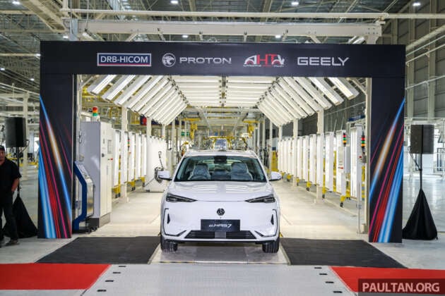 Kilang EV Proton di Tanjong Malim dibuka secara rasmi – eMas 7 CKD mula diproduksi, diikuti eMas 5
