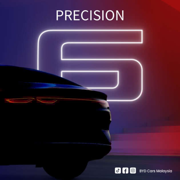 BYD Seal 6 EV teased for Malaysia – renamed Qin L EV, RWD, up to 218 PS and 545 km CLTC range