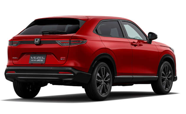 Honda HR-V RS e:HEV dilancar di Jepun – suspensi lebih rendah, talaan stereng lebih sporty, pilihan AWD
