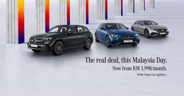 Celebrate Malaysia Day in luxury with Mercedes-Benz, from RM1,998 a month with Step Up Agility+