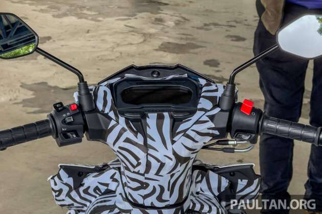 Modenas Supermoped 150 – lagi perincian didedah, meter LCD familiar