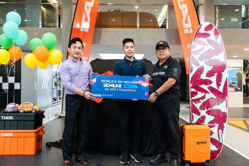 iCaur 03 EV – world’s first delivery of electric off-road SUV is to car collector JP Chin at iCaur Petaling Jaya 1968337
