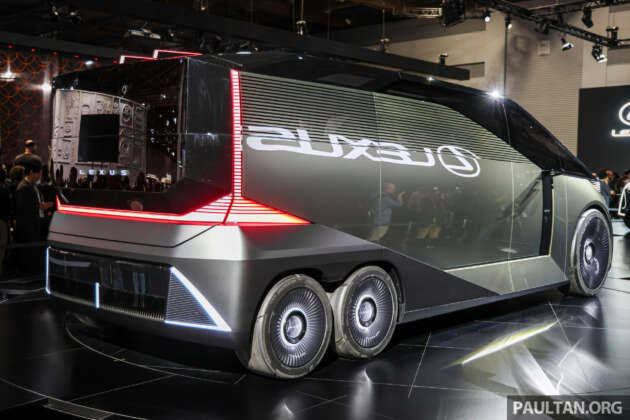 Lexus LS Concept — dari Luxury Sedan kepada Luxury Space; rekaan MPV mewah dengan enam-tayar