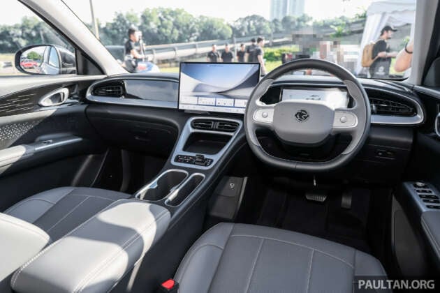 Proton eMas 5 Flint Grey interior – standard colour for Malaysia’s cheapest EV, RM60,000 to RM80,000 est
