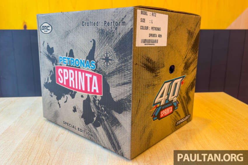 Petronas Sprinta keluarkan helmet terhad 5,000 unit sempena ulang tahun, jualan mula malam ini, RM298 1977833