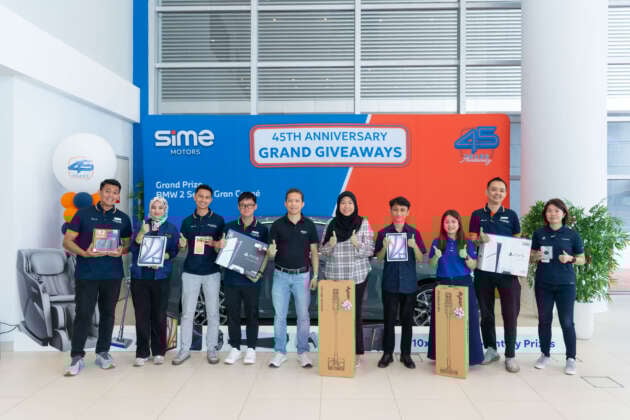 Sime Motors 45th Anniversary Grand Giveaways first winners announced – grand prize is BMW 2 Series GC