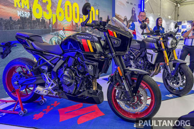 2025 Suzuki GSX-8T and GSX-8TT retro middleweight bikes in Malaysia, priced at RM59,600 and RM63,600