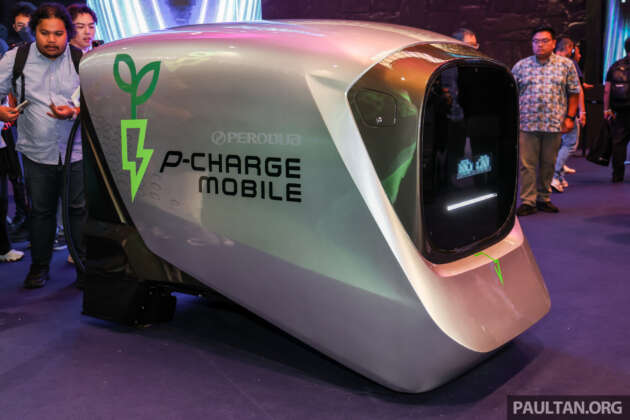 Perodua QV-E EV wallbox home AC charger revealed – 7 kW with touchscreen, CCTV; linked to P-Circle app