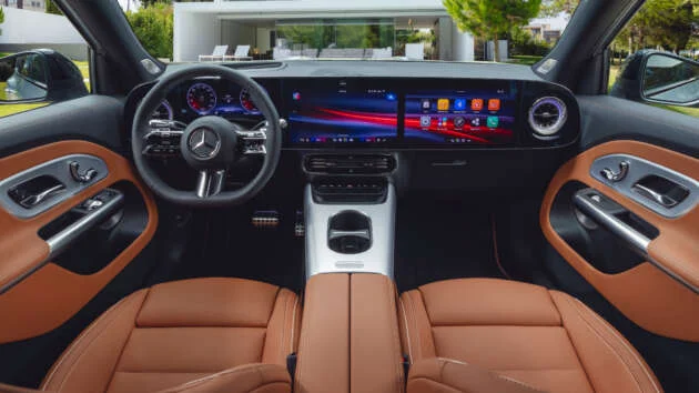 2026 Mercedes-Benz GLB teased – 7-seater EV SUV, MBUX Superscreen, MB.OS, debuts December 8