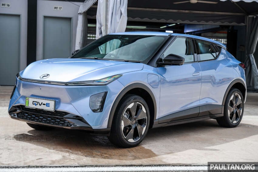 Perodua QV-E launched – first homegrown EV, Magna Steyr input, 0-100 7.5s, 445 km NEDC range, RM80k 2005628