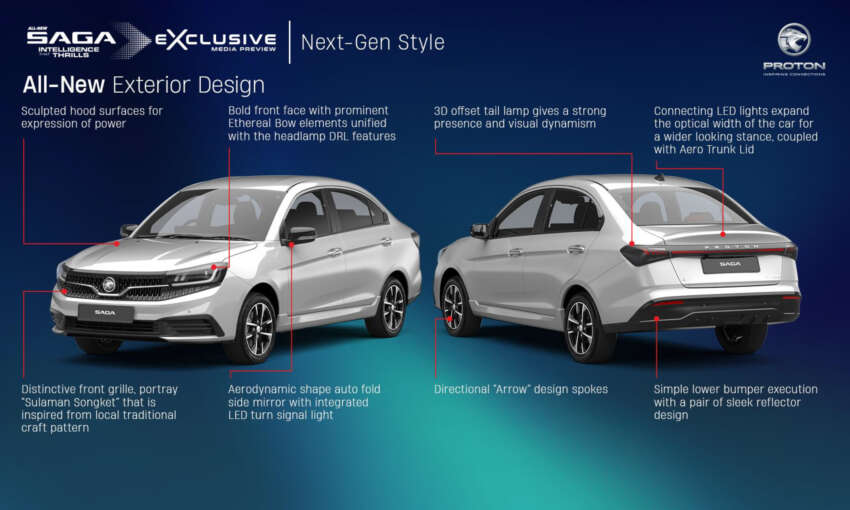 2026 Proton Saga MC3 Premium, Executive full details: 120 PS/150 Nm 1.5L, timing chain, 4AT or Punch CVT 1991375