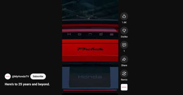 Honda Malaysia siar teaser Prelude generasi ke-6, bakal dilancarkan di sini pada tahun hadapan?