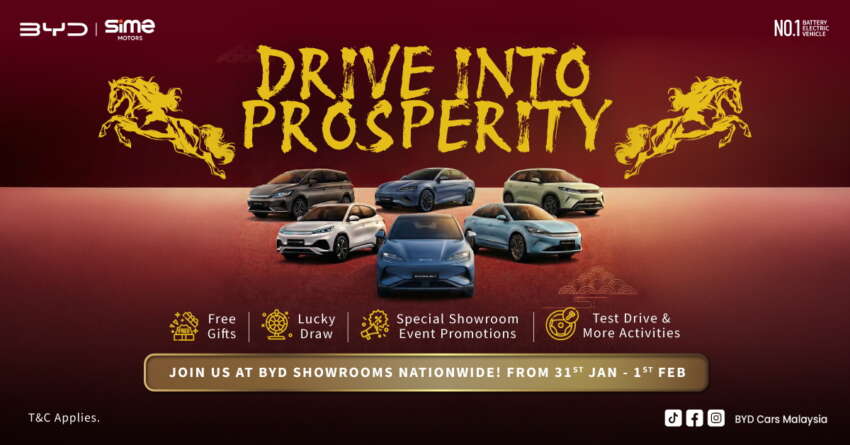 Enjoy up to RM18,000 savings on tax-free BYD EVs at all participating BYD showrooms this Jan 31-Feb 1 2031916