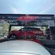 Mitsubishi Xforce spotted again in Malaysia on the back of a roving truck – nationwide tour until March 15