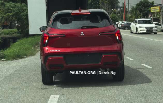 Mitsubishi Xforce dijumpai di Malaysia tanpa sebarang penyamaran; akan dilancar tak lama lagi, 1.5L NA, CVT