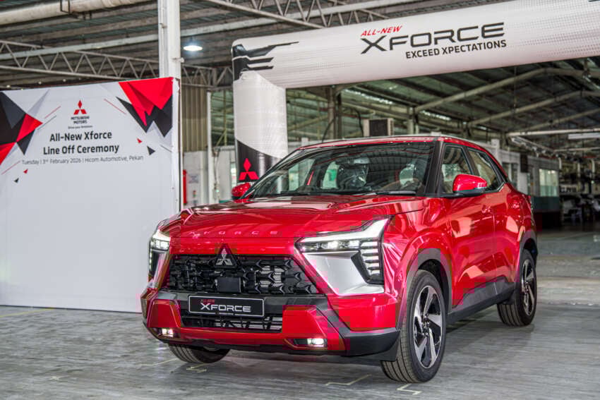 First Mitsubishi Xforce rolls off Pekan assembly line – bookings to open this week for 1.5L B-segment SUV 2035460