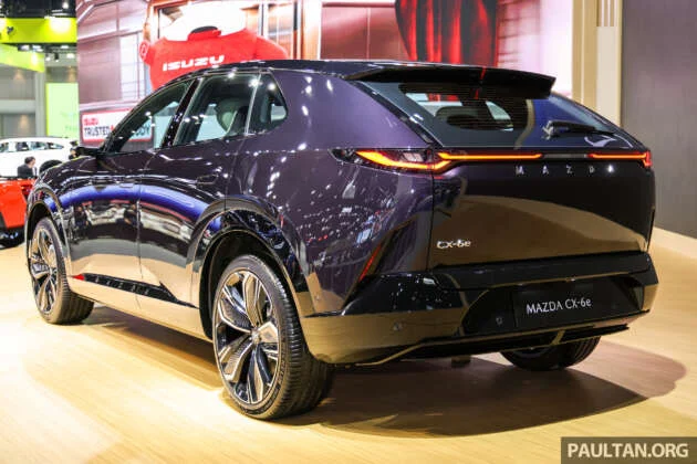 Mazda CX-6e previewed in Thailand – brand’s second Deepal-based EV; 484 km WLTP; Tesla Model Y rival