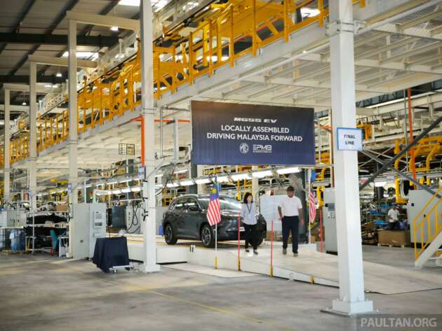 MG S5 EV CKD mula dikeluar dari kilang EPMB Melaka — tambahan 35 hp/100 Nm, hanya Lux; jangka RM120k