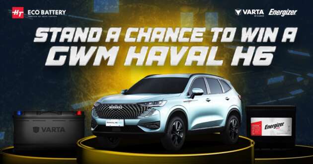 Beli bateri kereta VARTA dan anda berpeluang menang GWM Haval H6 HEV serta PIN reload Touch ‘n Go