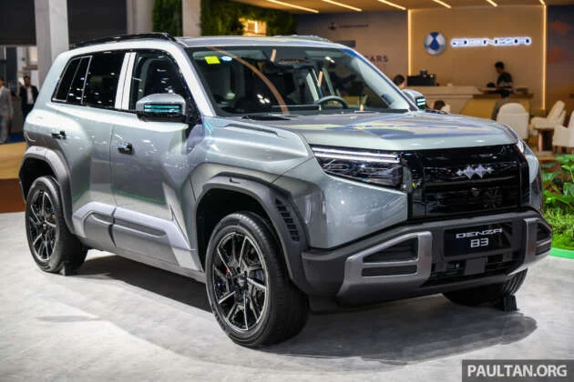 Denza B3 in Thailand – BYD Tai 3 has military looks, is actually a C-segment EV SUV with 501 km CLTC range